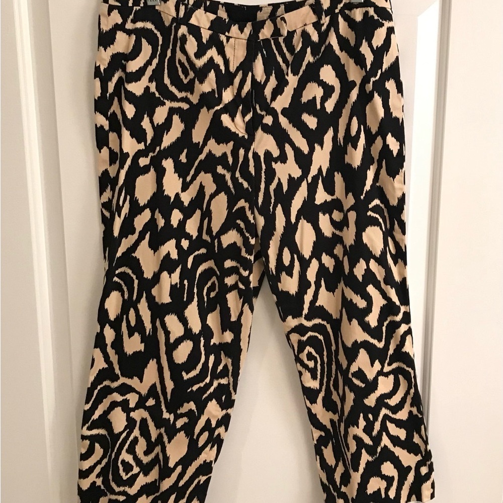 Stylish Women Animal Print Black and Tan Bottoms Pants